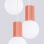 Lampa wisząca 3x8 W biała SL1755 Sollux Lighting Halo zdj.6