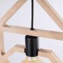 Lampa wisząca 1x15 W czarna-drewno SL1757 Sollux Lighting Caro zdj.8