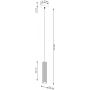 Lampa wisząca 1x10 W SL1759 Sollux Lighting Karbon zdj.2