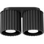 Lampa podsufitowa 2x10 W czarna SL1785 Sollux Lighting Aura zdj.1