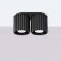 Lampa podsufitowa 2x10 W czarna SL1785 Sollux Lighting Aura zdj.6