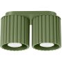 Lampa podsufitowa 2x10 W zielona SL1795 Sollux Lighting Aura zdj.1