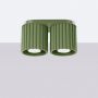 Lampa podsufitowa 2x10 W zielona SL1795 Sollux Lighting Aura zdj.6