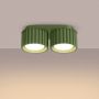 Lampa podsufitowa 2x10 W zielona SL1798 Sollux Lighting Aura zdj.7