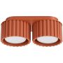Lampa podsufitowa 2x10 W czerwona SL1803 Sollux Lighting Aura zdj.1