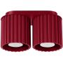 Lampa podsufitowa 2x10 W burgund SL1820 Sollux Lighting Aura zdj.1