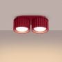 Lampa podsufitowa 2x10 W burgund SL1823 Sollux Lighting Aura zdj.7