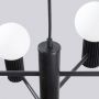 Lampa wisząca 6x8 W czarna SL1830 Sollux Lighting Halo zdj.11