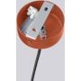 Lampa wisząca 6x8 W czerwona SL1833 Sollux Lighting Halo zdj.13