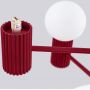 Lampa wisząca 6x8 W burgund SL1837 Sollux Lighting Halo zdj.12