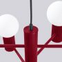 Lampa wisząca 6x8 W burgund SL1837 Sollux Lighting Halo zdj.10
