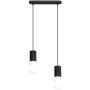 Lampa wisząca 2x8 W czarna SL1982 Sollux Lighting Halo zdj.1