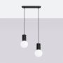 Lampa wisząca 2x8 W czarna SL1982 Sollux Lighting Halo zdj.3