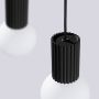 Lampa wisząca 2x8 W czarna SL1982 Sollux Lighting Halo zdj.4