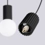 Lampa wisząca 2x8 W czarna SL1982 Sollux Lighting Halo zdj.5