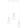 Lampa wisząca 3x8 W biała SL1991 Sollux Lighting Halo zdj.1