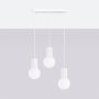 Lampa wisząca 3x8 W biała SL1991 Sollux Lighting Halo zdj.3