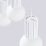 Lampa wisząca 3x8 W biała SL1991 Sollux Lighting Halo zdj.4