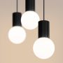 Lampa wisząca 3x8 W czarna SL1992 Sollux Lighting Halo zdj.4