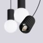 Lampa wisząca 3x8 W czarna SL1992 Sollux Lighting Halo zdj.5
