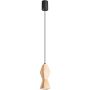Lampa wisząca 1x10 W drewno SL2030 Sollux Lighting Kubbe zdj.1