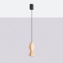 Lampa wisząca 1x10 W drewno SL2030 Sollux Lighting Kubbe zdj.3