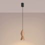 Lampa wisząca 1x10 W drewno SL2030 Sollux Lighting Kubbe zdj.4