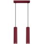 Lampa wisząca 2x10 W burgund SL2301 Sollux Lighting Karbon zdj.1