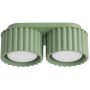 Lampa podsufitowa 2x10 W zielona SL2412 Sollux Lighting Aura zdj.1