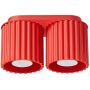 Lampa podsufitowa 2x10 W czerwona SL2419 Sollux Lighting Aura zdj.1