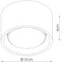 Lampa podsufitowa 1x10 W beżowa SL2442 Sollux Lighting Modo zdj.2
