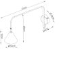 Kinkiet 1x10 W zielony SL2495 Sollux Lighting Nox zdj.2