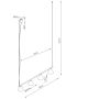 Lampa wisząca 4x10 W beżowa SL2554 Sollux Lighting Nox zdj.2