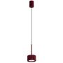 Lampa wisząca 1x10 W burgund SL2684 Sollux Lighting Aura zdj.1