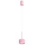 Lampa wisząca 1x10 W różowa SL2686 Sollux Lighting Aura zdj.1