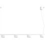 Lampa wisząca 4x10 W biała SL2695 Sollux Lighting Aura zdj.1