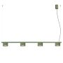 Lampa wisząca 4x10 W zielona SL2698 Sollux Lighting Aura zdj.1