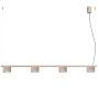 Lampa wisząca 4x10 W beżowa SL2702 Sollux Lighting Aura zdj.1