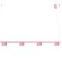 Lampa wisząca 4x10 W różowa SL2705 Sollux Lighting Aura zdj.1