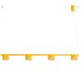 Lampa wisząca 4x10 W żółta SL2707 Sollux Lighting Aura zdj.1