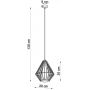 Lampa wisząca SL0297 Sollux Lighting Demi zdj.2