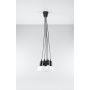 Lampa wisząca 5x60 W czarny SL0574 Sollux Lighting Diego zdj.6