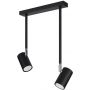 Lampa podsufitowa 2x12 W czarna SL1075 Sollux Lighting Norano zdj.1