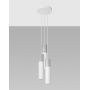 Lampa wisząca 3x12 W biała SL1080 Sollux Lighting Borgio zdj.3