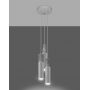 Lampa wisząca 3x12 W biała SL1080 Sollux Lighting Borgio zdj.4