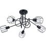 Lampa podsufitowa 5x12 W czarna SL1119 Sollux Lighting Beluci zdj.1