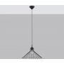 Lampa wisząca 1x15 W czarna SL1186 Sollux Lighting Eda zdj.3