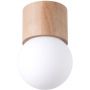 Lampa podsufitowa 1x8 W drewno SL1190 Sollux Lighting Boomo zdj.1