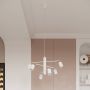 Lampa wisząca 6x10 W biała SL1206 Sollux Lighting Lemmi zdj.6