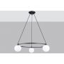 Lampa wisząca 3x8 W czarna SL1213 Sollux Lighting Yoli zdj.3